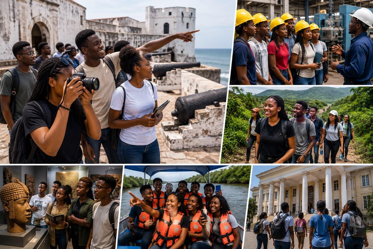 Industrial visits, excursions, and community engagement.